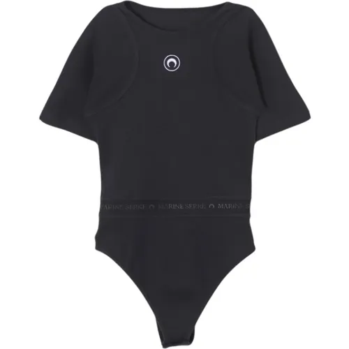 Moon Bodysuit , female, Sizes: XS - Marine Serre - Modalova