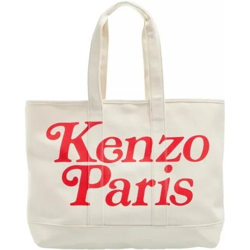 Canvas Große Tote Tasche Ecru - Kenzo - Modalova