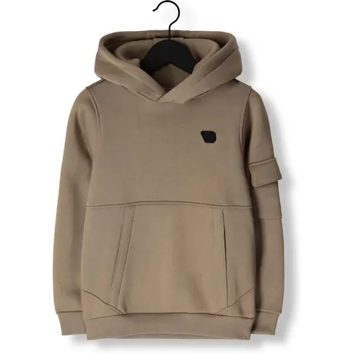 Taupe Hoodie für Jungen - BALLIN Amsterdam - Modalova