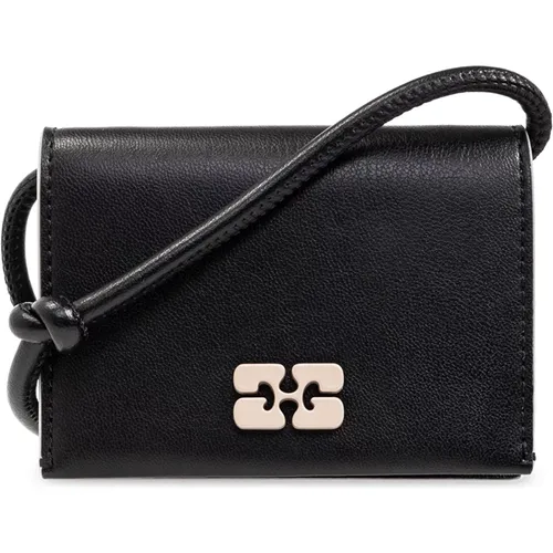 Strapped Card Case , female, Sizes: ONE SIZE - Ganni - Modalova