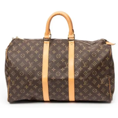 Pre-owned Coated canvas travel-bags , female, Sizes: ONE SIZE - Louis Vuitton Vintage - Modalova