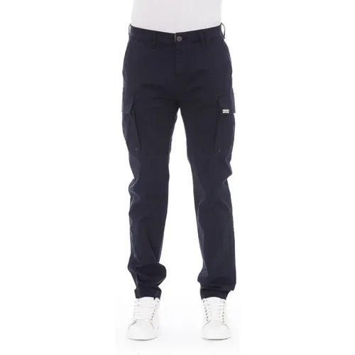 Cargo Pants - Solid Color - Livorno , male, Sizes: W32 - Baldinini - Modalova