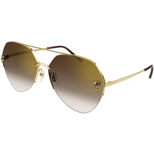 Sunglasses , unisex, Sizes: 64 MM - Cartier - Modalova