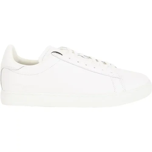 Kuhleder Sneakers Bianco , Herren, Größe: 41 EU - Armani Exchange - Modalova