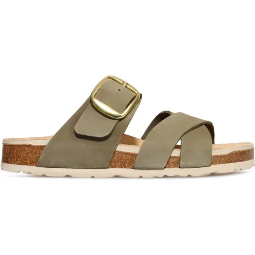 Flat Sandalen , Damen, Größe: 39 EU - Rohde - Modalova