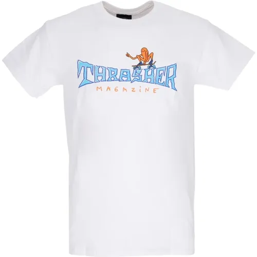 Weißes Herren Thumbs Up Tee , Herren, Größe: L - Thrasher - Modalova