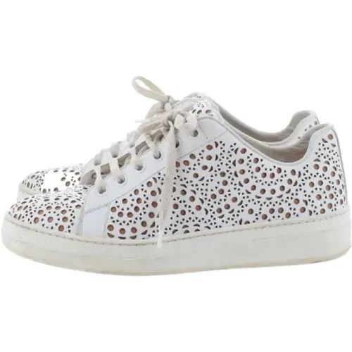 Pre-owned Leder sneakers - Alaïa Pre-owned - Modalova