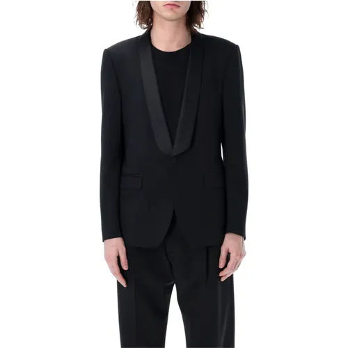 Elegant Smoking Jacket , male, Sizes: XL - Dolce & Gabbana - Modalova