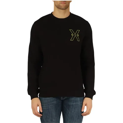 Cotton Blend Crewneck Sweatshirt , male, Sizes: M, XL, L - Richmond - Modalova