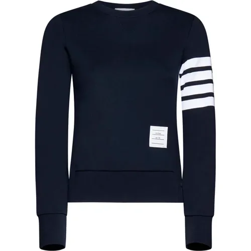 Blaue 4 Bar Loopback Pullover - Thom Browne - Modalova