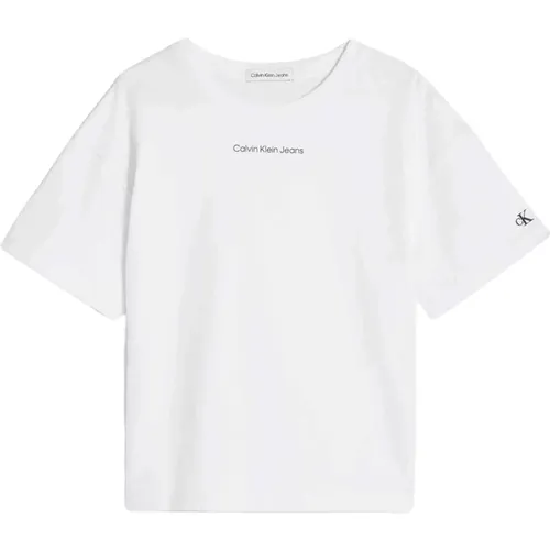 Logo T-Shirt in Weiß Calvin Klein - Calvin Klein - Modalova