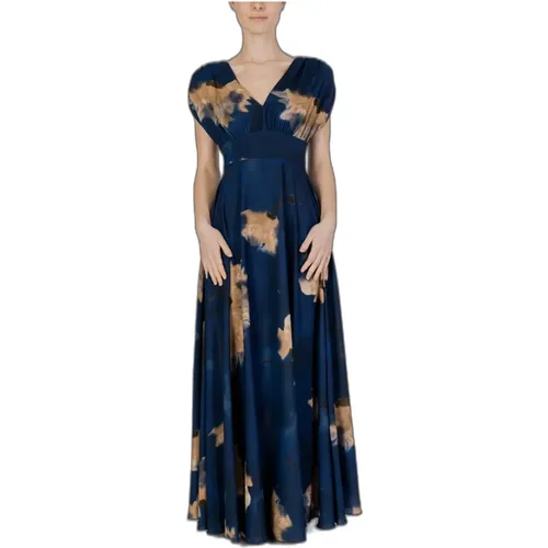 Long Dress Woman Spring/Summer Collection , female, Sizes: L, XS, M, S - RINASCIMENTO - Modalova