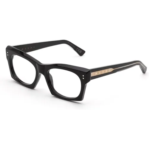 Schwarze Optische Brille, vielseitig und stilvoll - Marni - Modalova