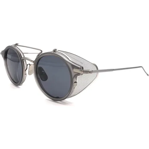 Grey Sunglasses Ss24 Style , male, Sizes: 45 MM - Thom Browne - Modalova
