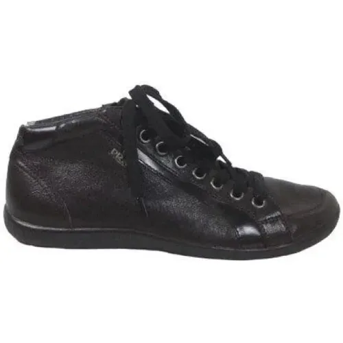 Pre-owned Leather sneakers , female, Sizes: 6 UK - Prada Vintage - Modalova