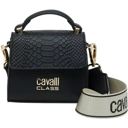 Handtasche aus Polyurethan mit abnehmbarem Schultergurt - Cavalli Class - Modalova