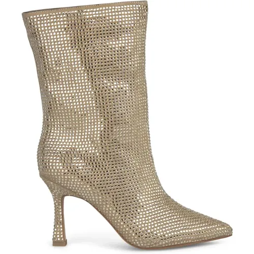 Ankle boot sharp toe glitter , female, Sizes: 7 UK, 6 UK, 3 UK, 5 UK, 4 UK - Alma en Pena - Modalova