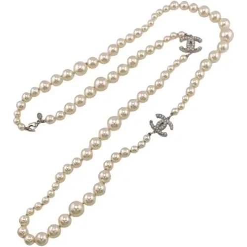 Pre-owned Pearl necklaces , female, Sizes: ONE SIZE - Chanel Vintage - Modalova