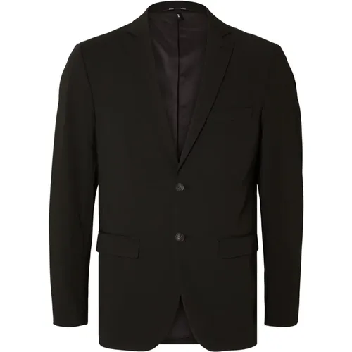 Liam Slim Fit Blazer Jacke , Herren, Größe: M - Selected Homme - Modalova