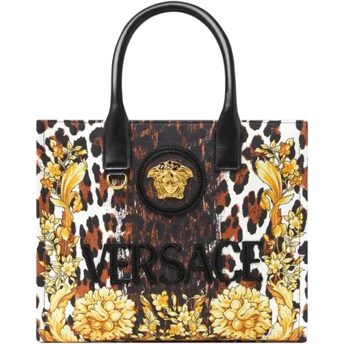 Leopard Print Barocco Tasche - Versace - Modalova