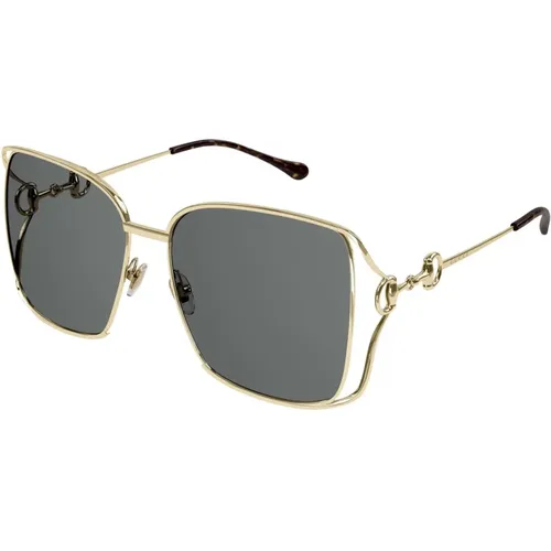 Sonnenbrille Gg1020S 002 gold gold grau,GG1020S 004 Sunglasses - Gucci - Modalova