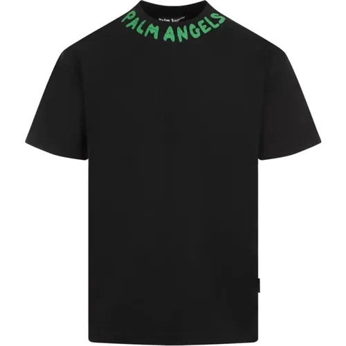 Logo T-Shirt Short Sleeve , male, Sizes: S - Palm Angels - Modalova
