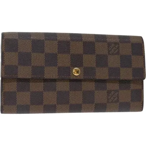 Pre-owned Canvas wallets , female, Sizes: ONE SIZE - Louis Vuitton Vintage - Modalova