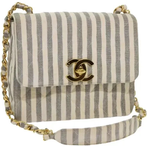 Pre-owned Canvas chanel-bags , female, Sizes: ONE SIZE - Chanel Vintage - Modalova