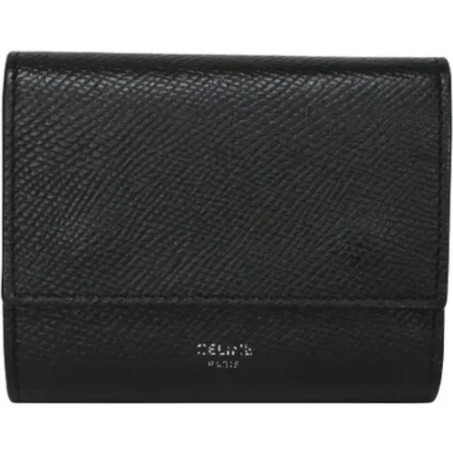 Pre-owned Leather wallets , female, Sizes: ONE SIZE - Celine Vintage - Modalova