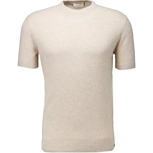 Stilvolles Braun Bouclé T-Shirt Herren , Herren, Größe: XL - Gentiluomo - Modalova