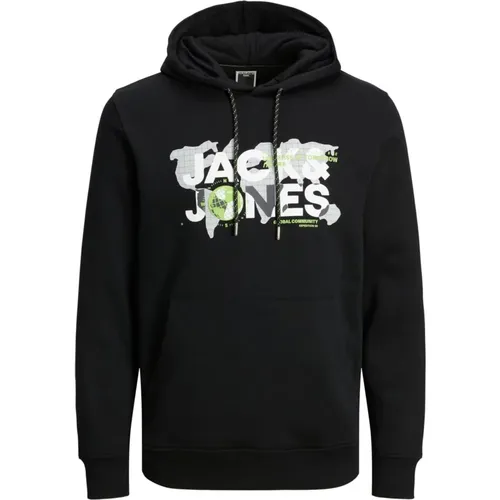 Stylischer Hoodie mit Pigment Print - jack & jones - Modalova