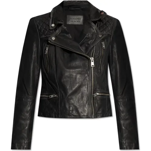 Frachtlederjacke , Damen, Größe: XS - AllSaints - Modalova