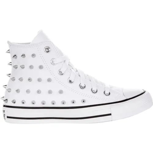 Studded High Top Shoes in , female, Sizes: 6 1/2 UK, 3 1/2 UK, 6 UK, 5 UK, 4 UK, 8 UK, 4 1/2 UK - Converse - Modalova