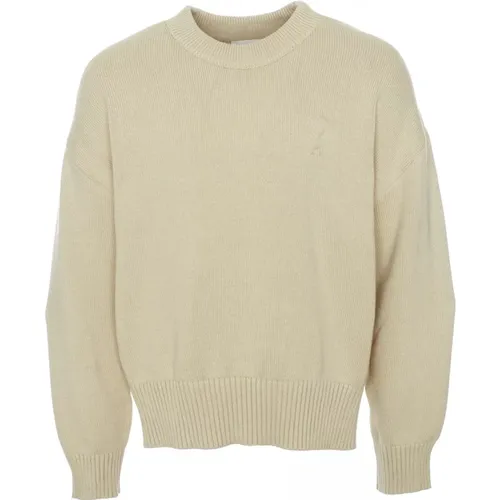 Strickpullover Crewneck Sweater , Herren, Größe: 2XL - Ami Paris - Modalova
