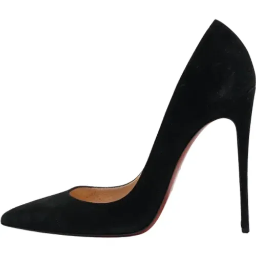 Pre-owned Wildleder heels , Damen, Größe: 38 1/2 EU - Christian Louboutin Pre-owned - Modalova