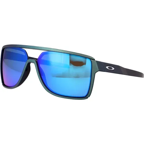 Stylish Castel Sunglasses for Sun Protection , male, Sizes: 63 MM - Oakley - Modalova