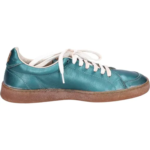 Vintage Leather Women's Sneakers , female, Sizes: 4 UK - Moma - Modalova