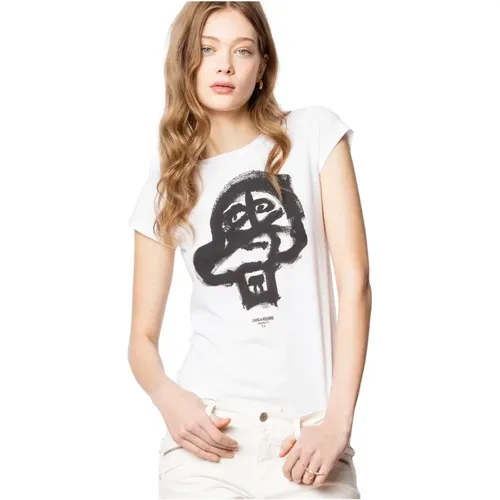 Skinny Skupp Emil T-Shirt , female, Sizes: XS - Zadig & Voltaire - Modalova