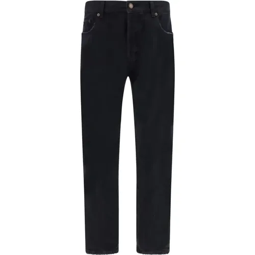 Relaxed Straight Jeans , male, Sizes: W29, W33, W30, W31 - Saint Laurent - Modalova