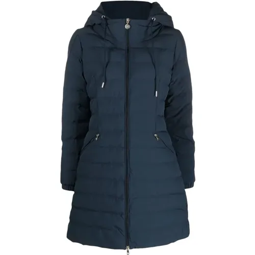 Mountain Cross Down Winter Coat , female, Sizes: XS, S - Emporio Armani EA7 - Modalova