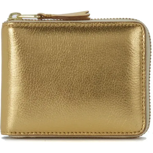 Goldline Leder Geldbörse in Gold - Comme des Garçons - Modalova