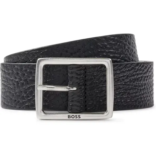 Rudolf Logo Buckle Belt , male, Sizes: 90 CM, 100 CM, 110 CM - Hugo Boss - Modalova