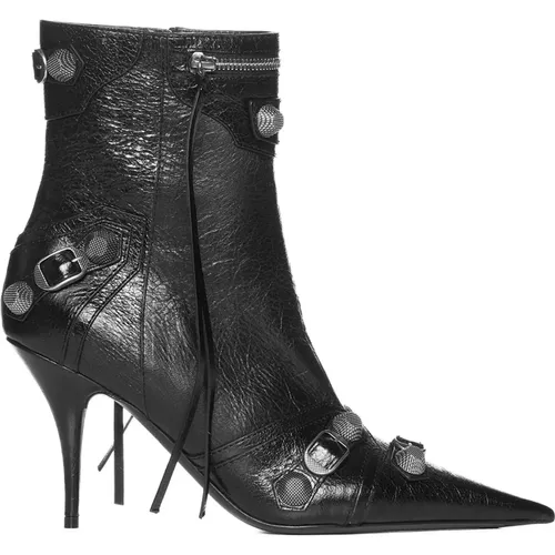 Schwarze Stiefel mit Absatz - Balenciaga - Modalova