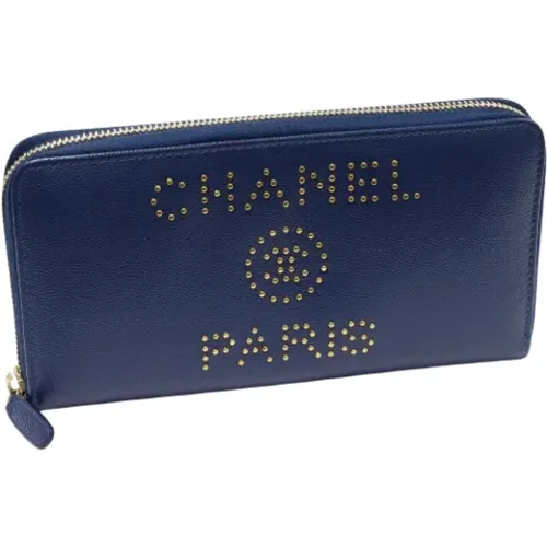 Pre-owned Leather wallets , female, Sizes: ONE SIZE - Chanel Vintage - Modalova