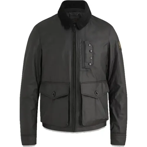 Range Jacket with Sheepskin Trim , male, Sizes: 2XL, XL - Belstaff - Modalova