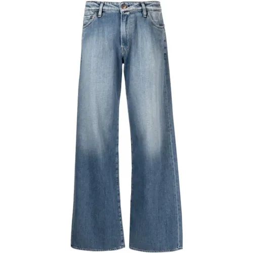 Steel Wide Leg Denim Jeans , female, Sizes: W29 - 3X1 - Modalova