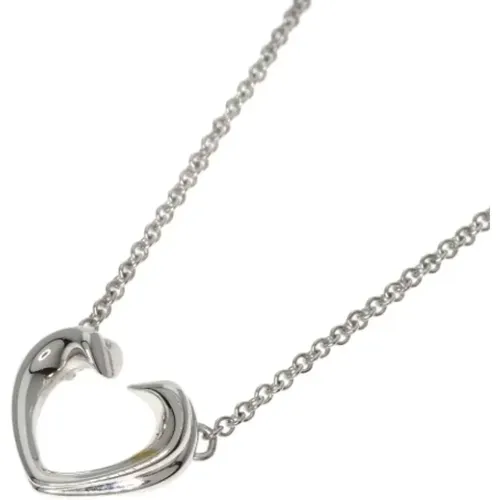 Pre-owned Silver necklaces , female, Sizes: ONE SIZE - Tiffany & Co. Pre-owned - Modalova