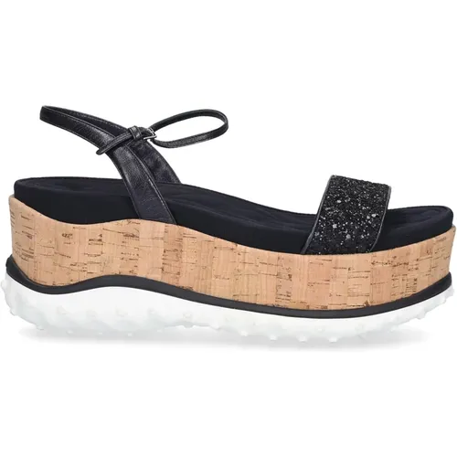 Velvet Platform Sandals , female, Sizes: 7 UK - Miu Miu - Modalova