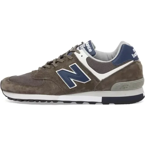 Hergestellt in England Braune Sneakers , Herren, Größe: 44 1/2 EU - New Balance - Modalova