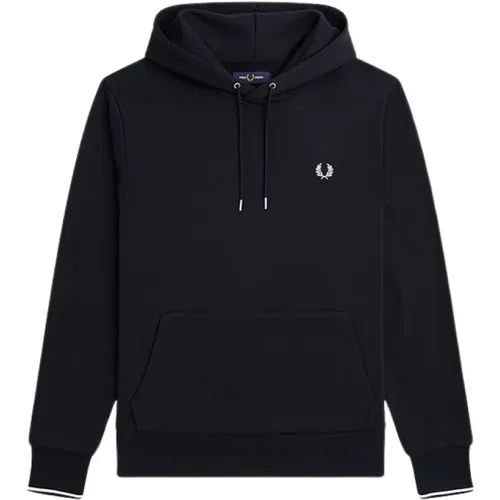 Regular Fit Hooded Zip Sweatshirt , male, Sizes: L, M, 2XL, S, XL - Fred Perry - Modalova